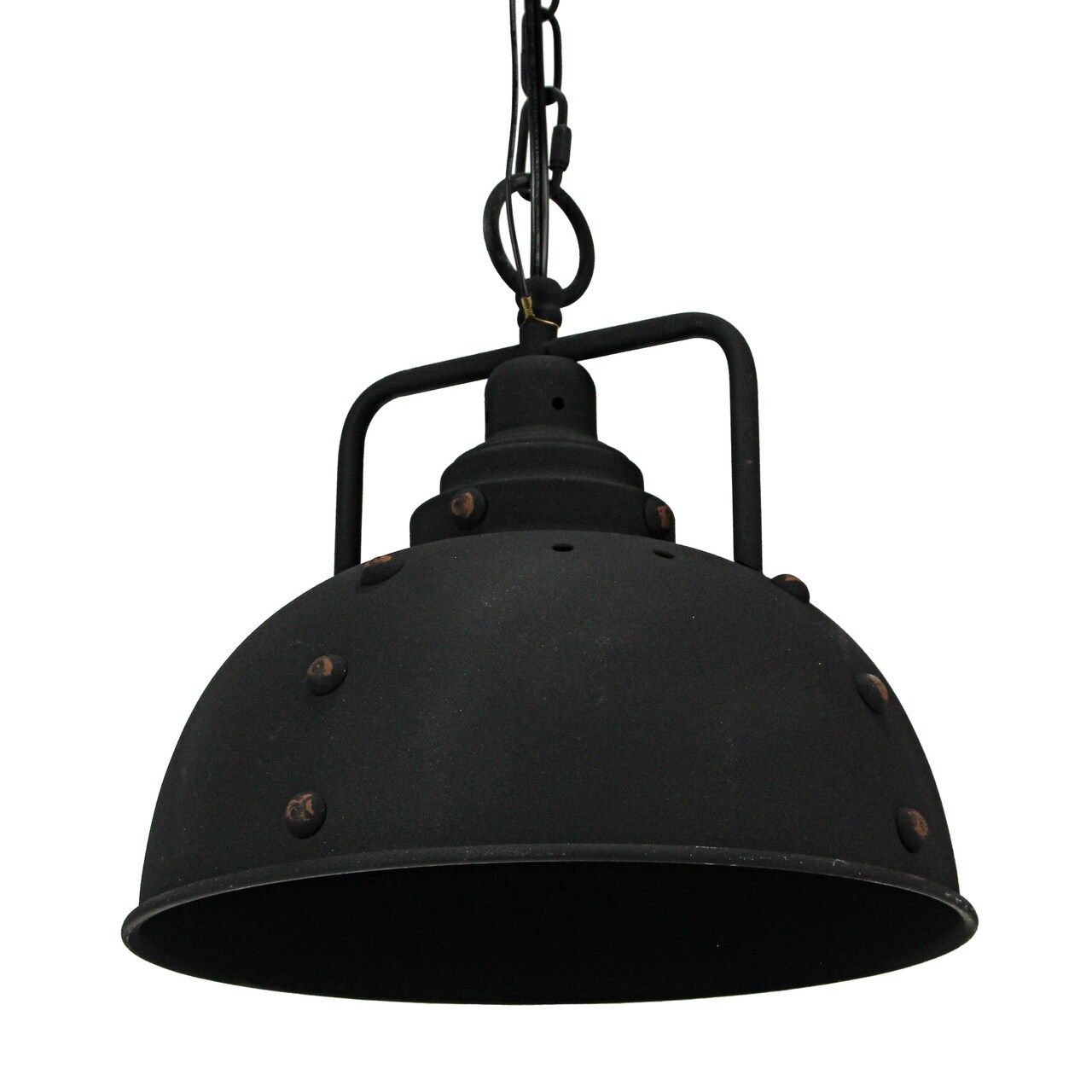 11 inch Black Metal Industrial Pendant Light Ceiling Fixture for Kitchen